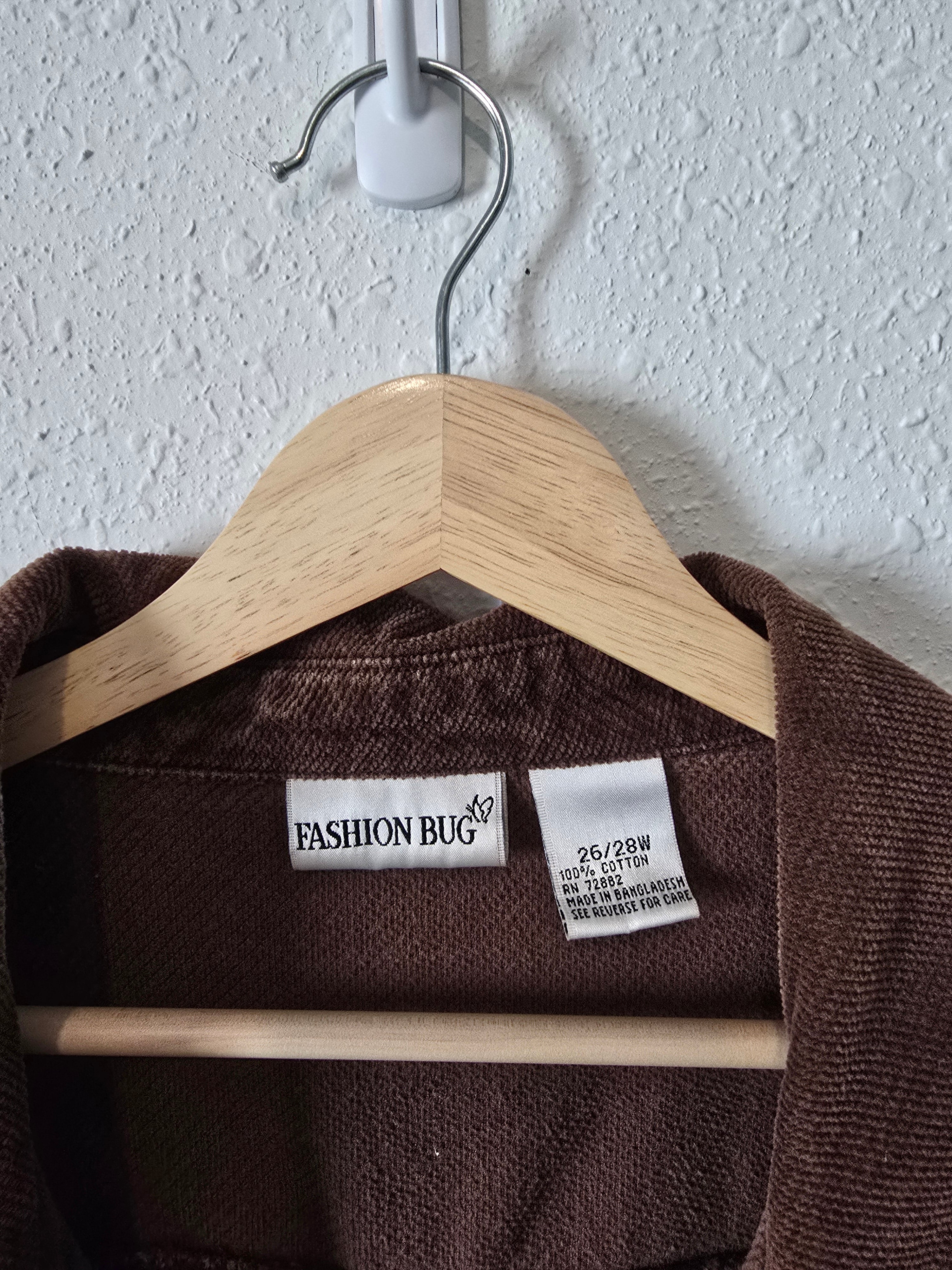 Vintage Brown Cord Shacket (26/28)