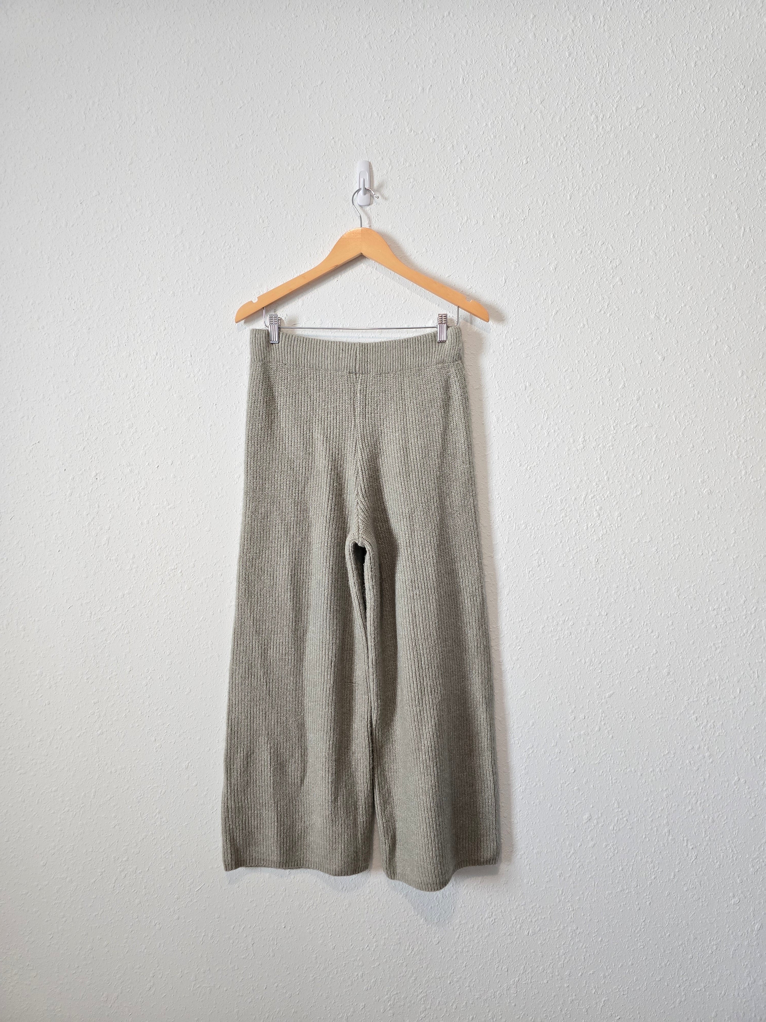 Miou Muse Wide Leg Knit Pants (M)