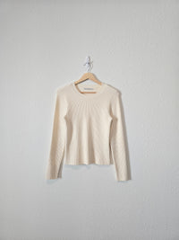 Abercrombie Ribbed Knit Top (M)