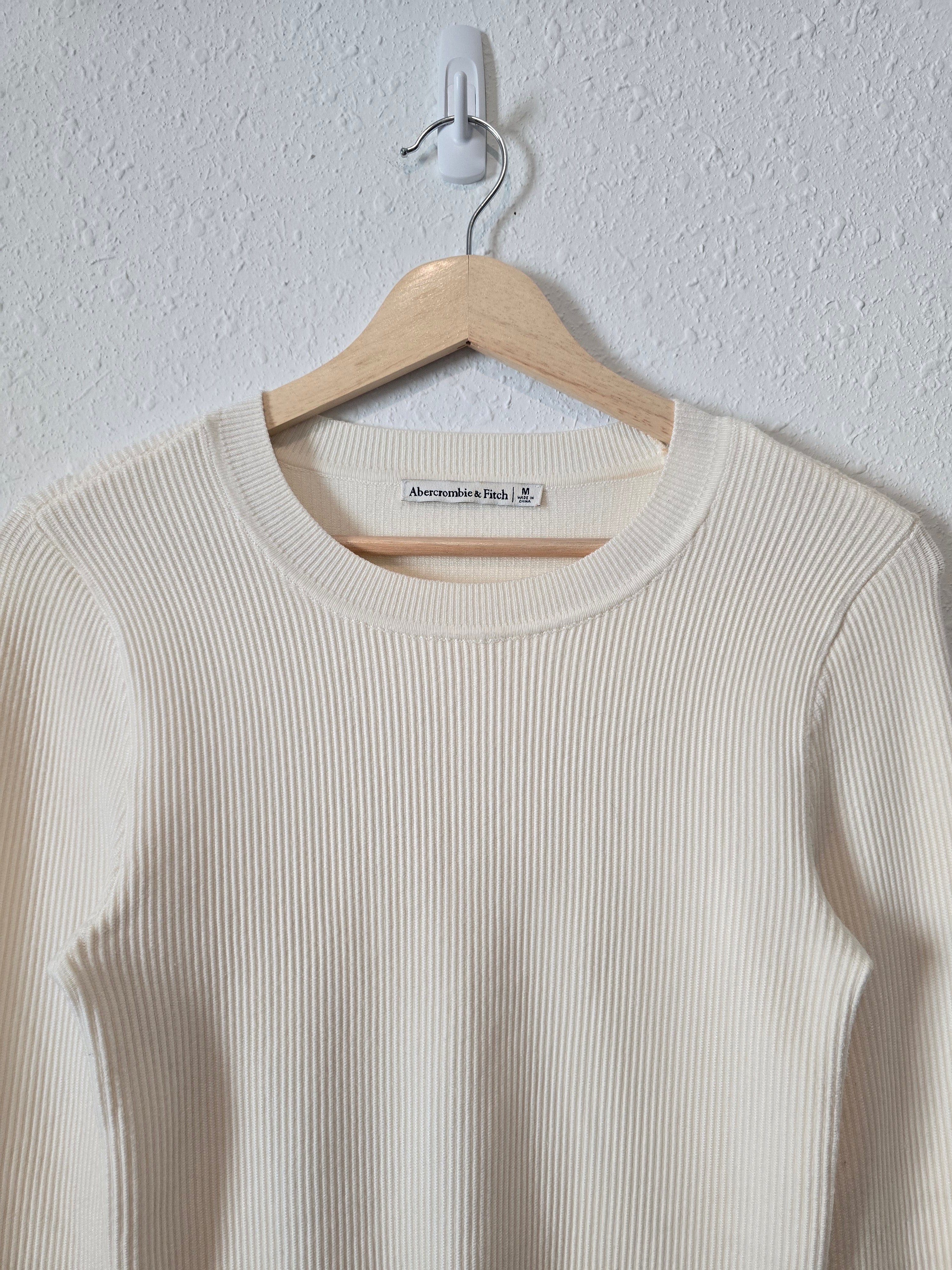 Abercrombie Ribbed Knit Top (M)