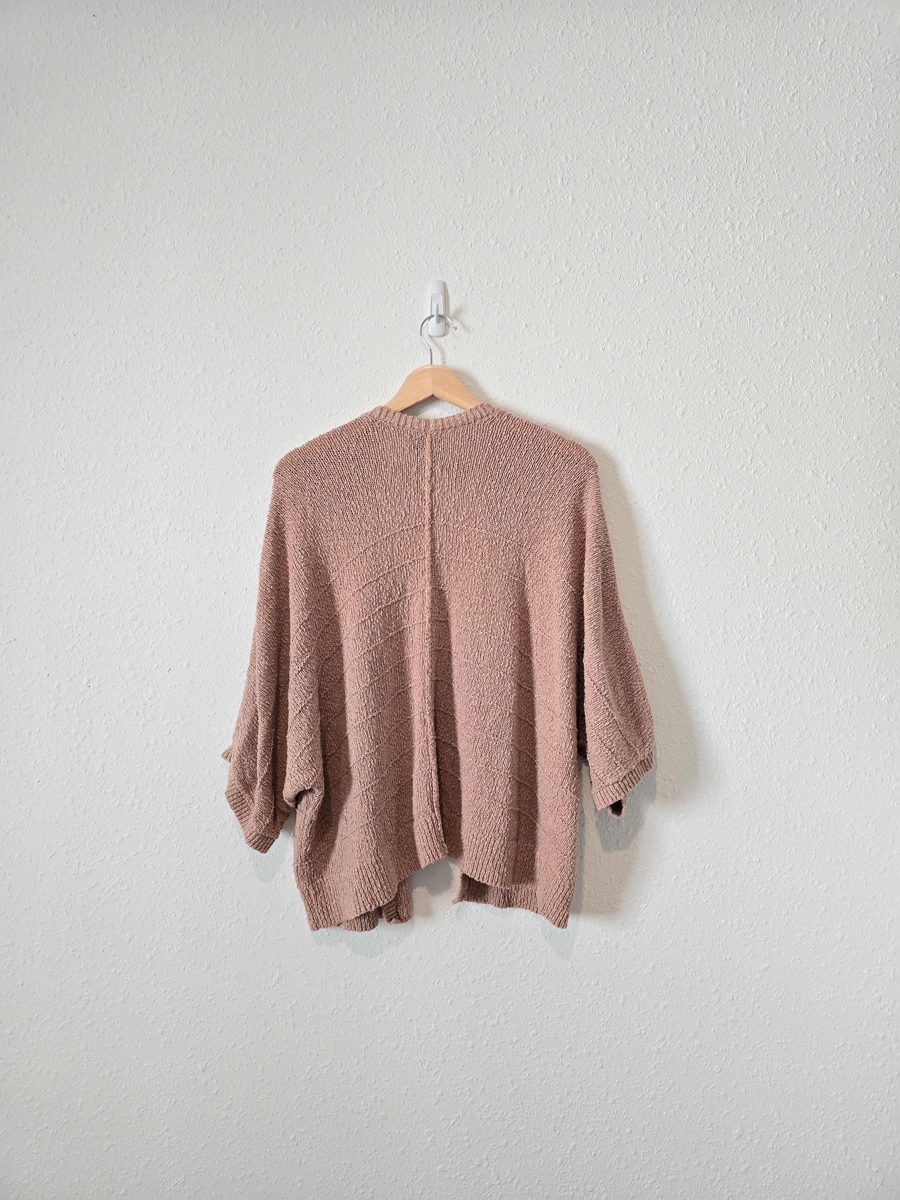 Gentle Fawn Mauve Textured Sweater (S)