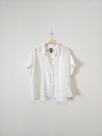 White Linen Button Up (XL)