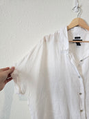 White Linen Button Up (XL)