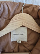 Thread & Supply Brown Crop Vest (S)