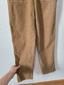 Aerie Brown Cord Overalls (XS)