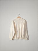 Vintage Floral Embroidered Sweater  (L/XL)