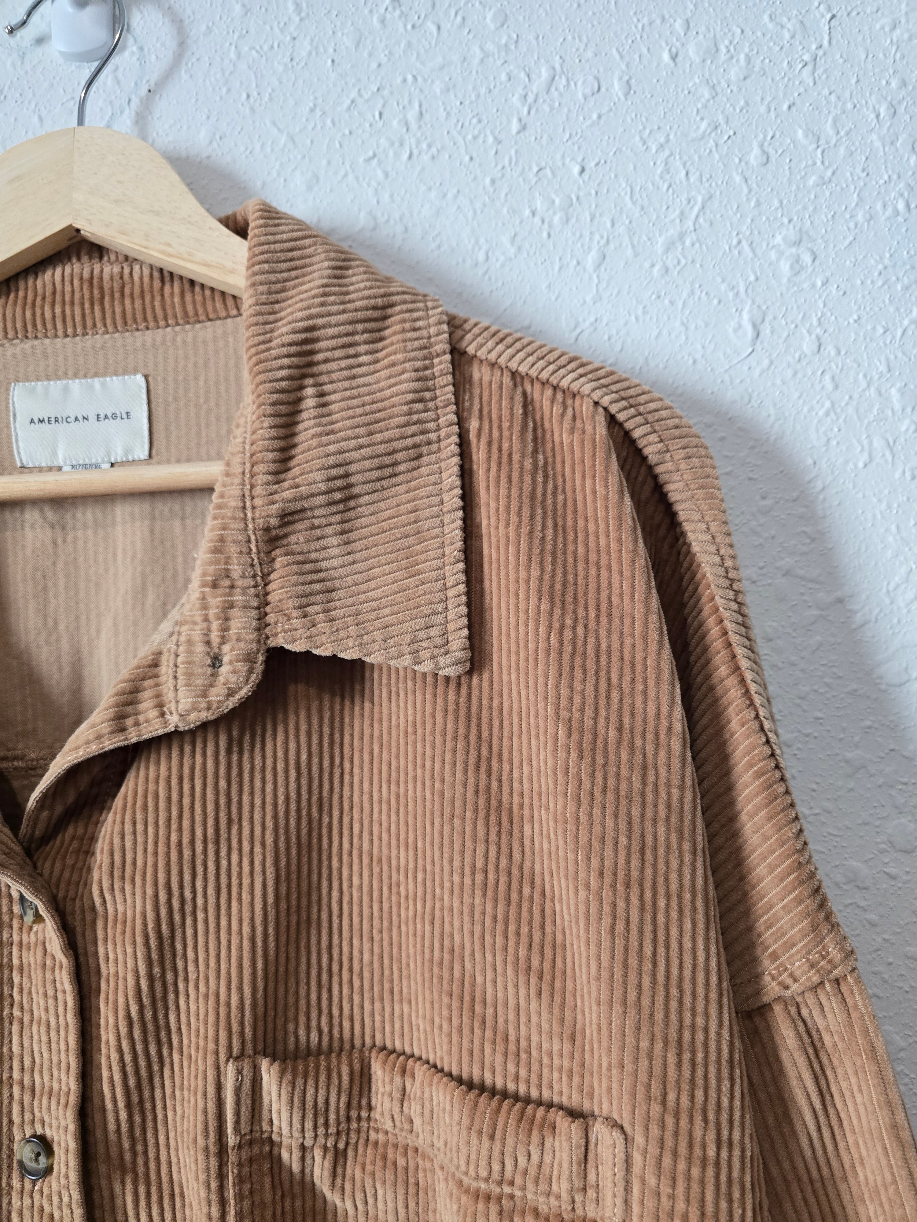 Brown Cord Button Up (XL)