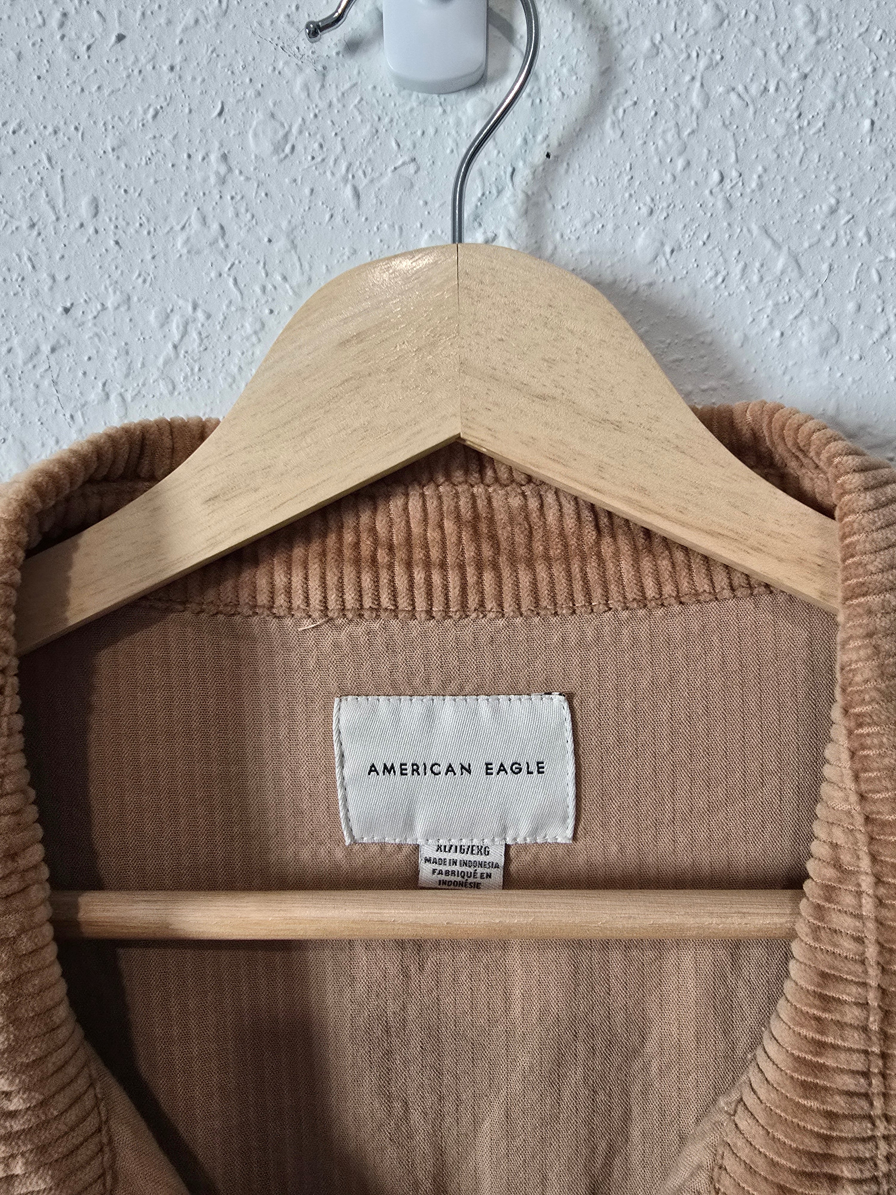 Brown Cord Button Up (XL)