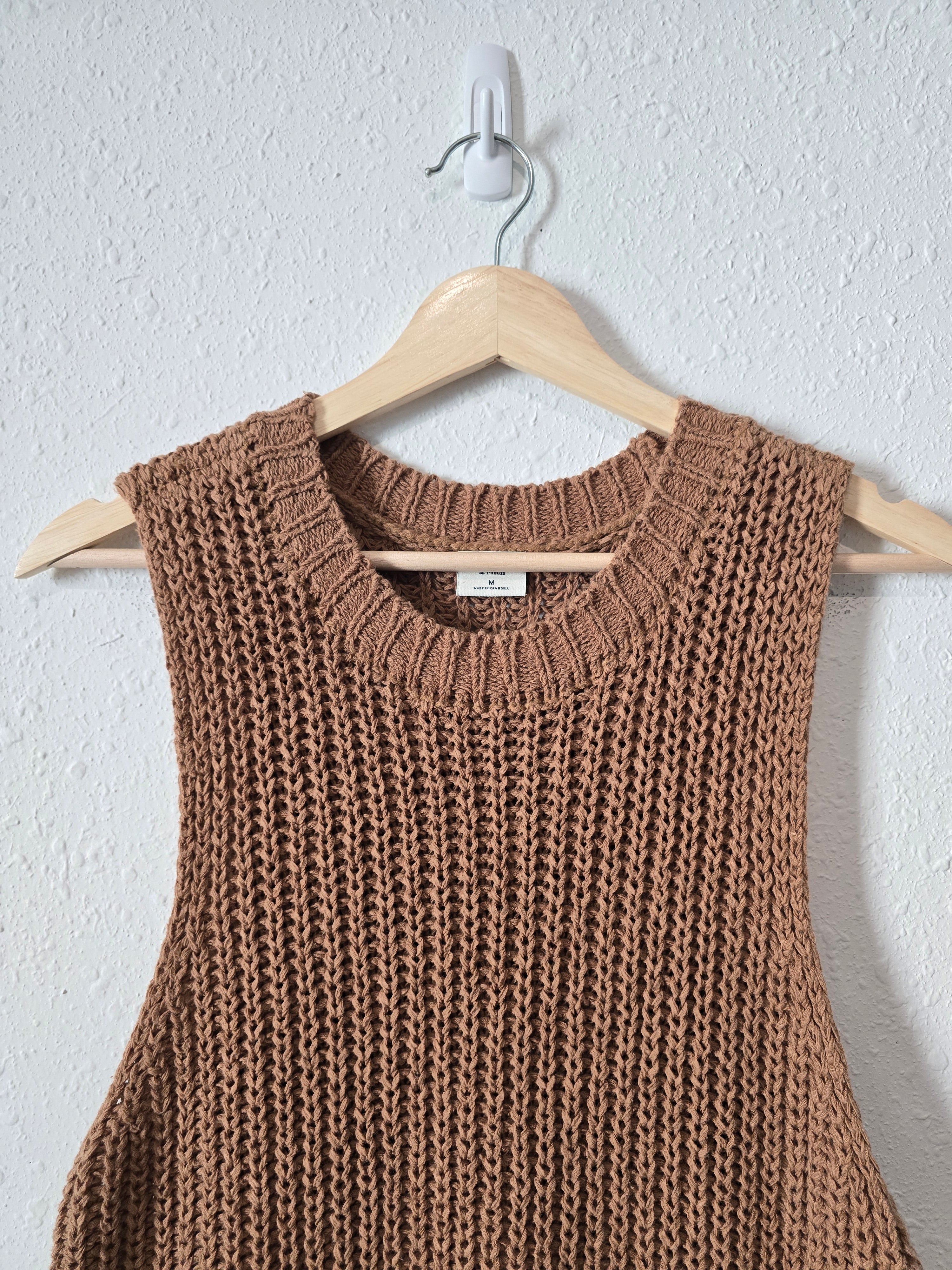 Abercrombie Brown Sweater Tank (M)