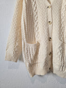 Oversized Cable Knit Sweater (XL)