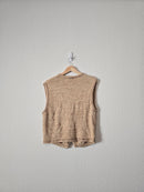 Vintage Embroidered Vest (L)