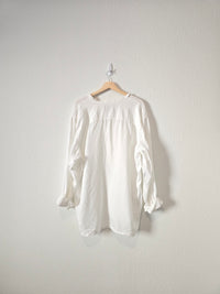 Banana Republic Linen V Neck Top (XL)