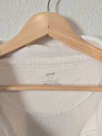 Aerie Collared V Neck Sweater (L)