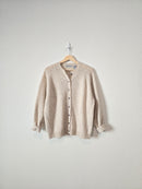 Vintage Button Up Wool Sweater (L)