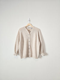 Vintage Button Up Wool Sweater (L)