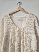 Vintage Crochet Knit Sweater (3X)