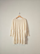 Vintage Crochet Knit Sweater (3X)