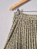 In Loom Green Floral Maxi Skirt (M)