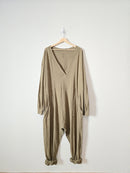 Natural Life Olive Cotton Jumpsuit (S)