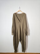 Natural Life Olive Cotton Jumpsuit (S)