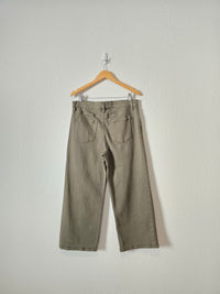 Olive Wide Leg Jeans (30/10)