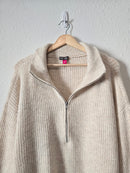 Cozy Quarter Zip Sweater (XL)