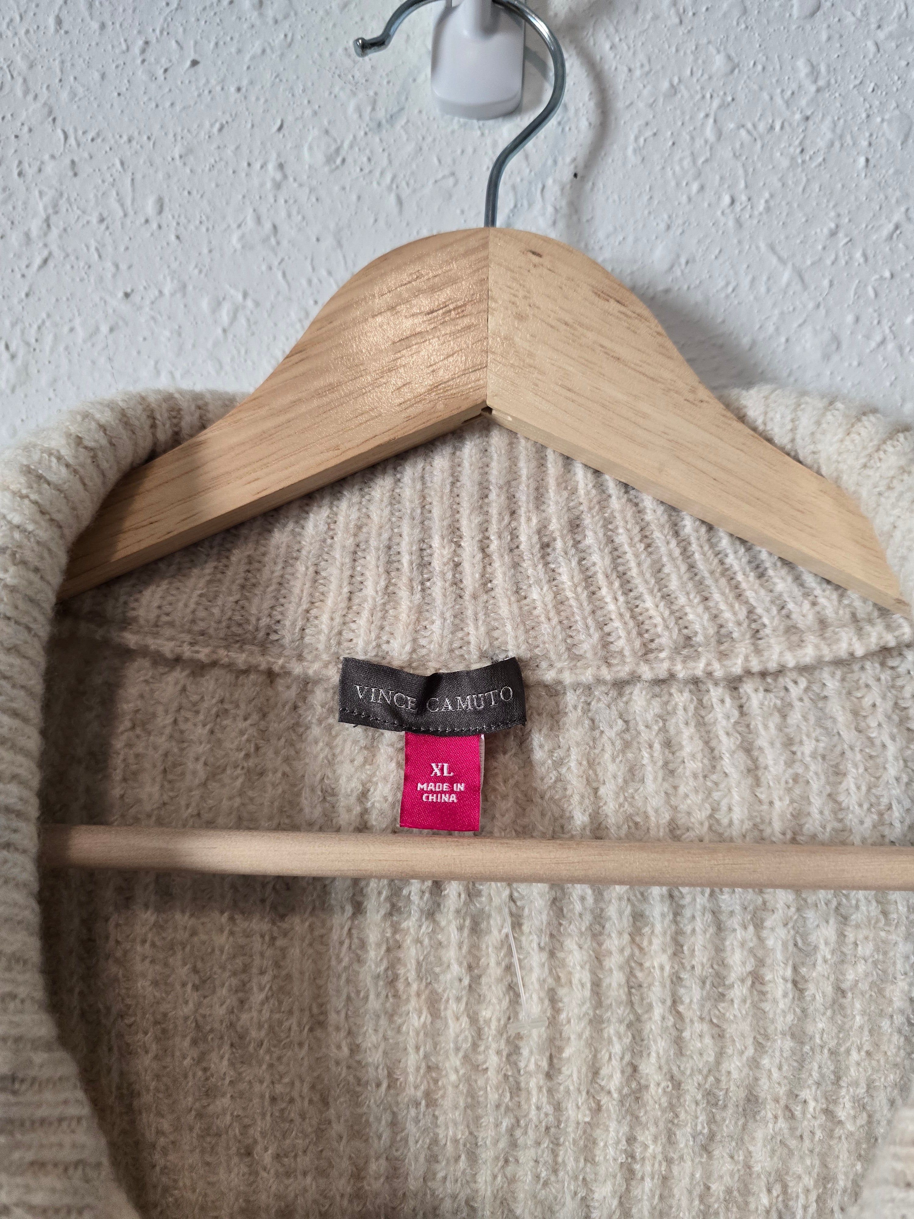 Cozy Quarter Zip Sweater (XL)