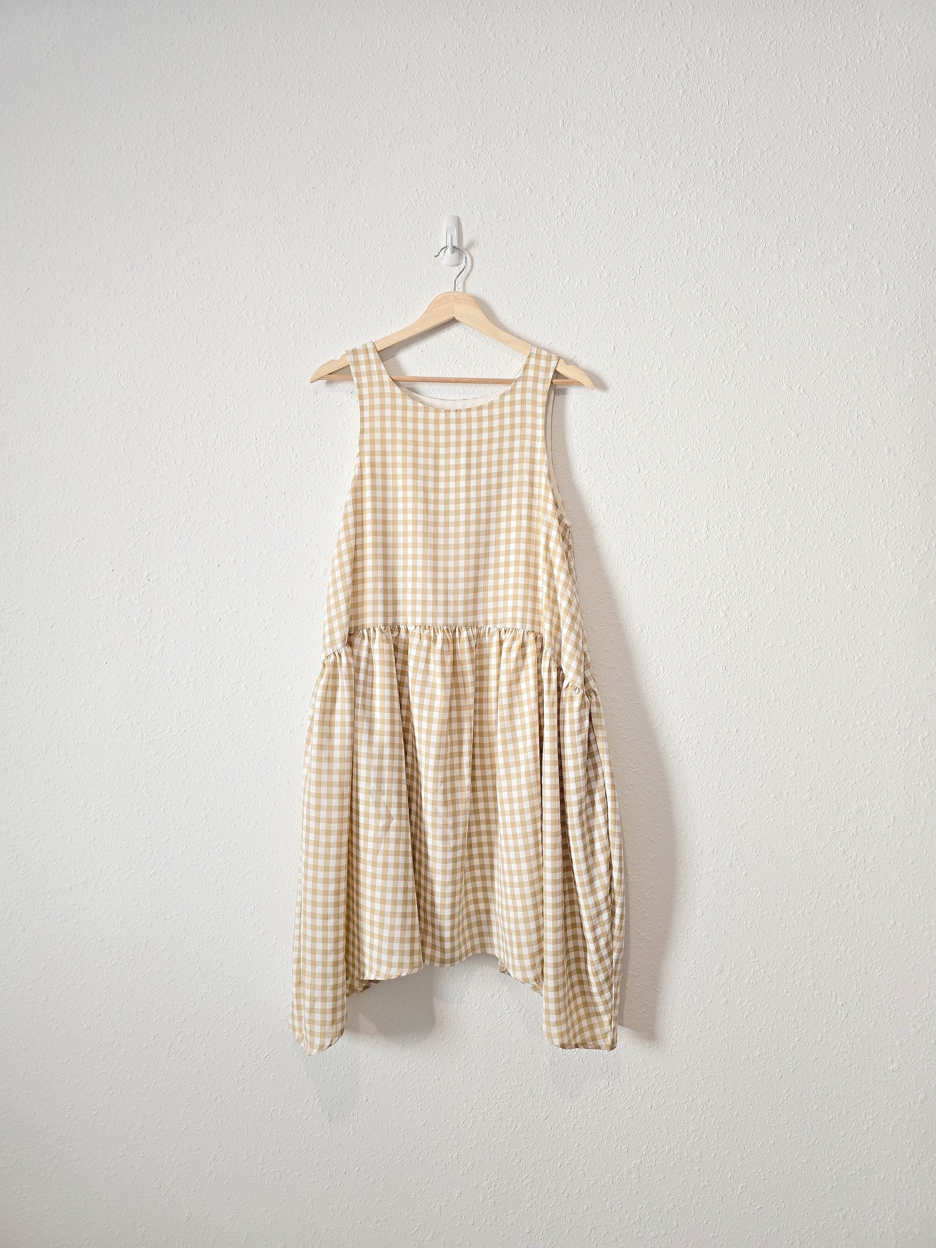 By Together Neutral Gingham Dress (S)