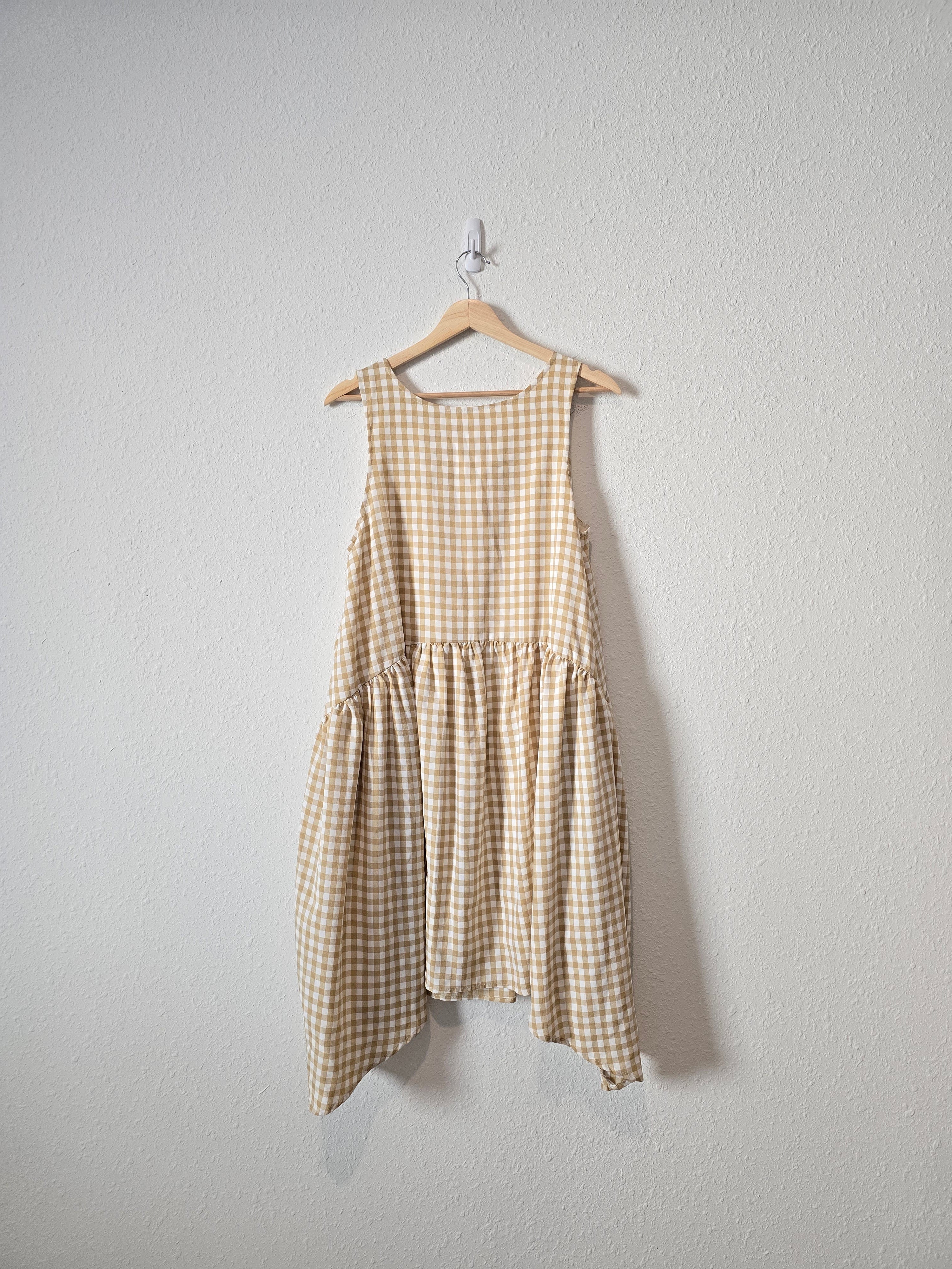 By Together Neutral Gingham Dress (S)