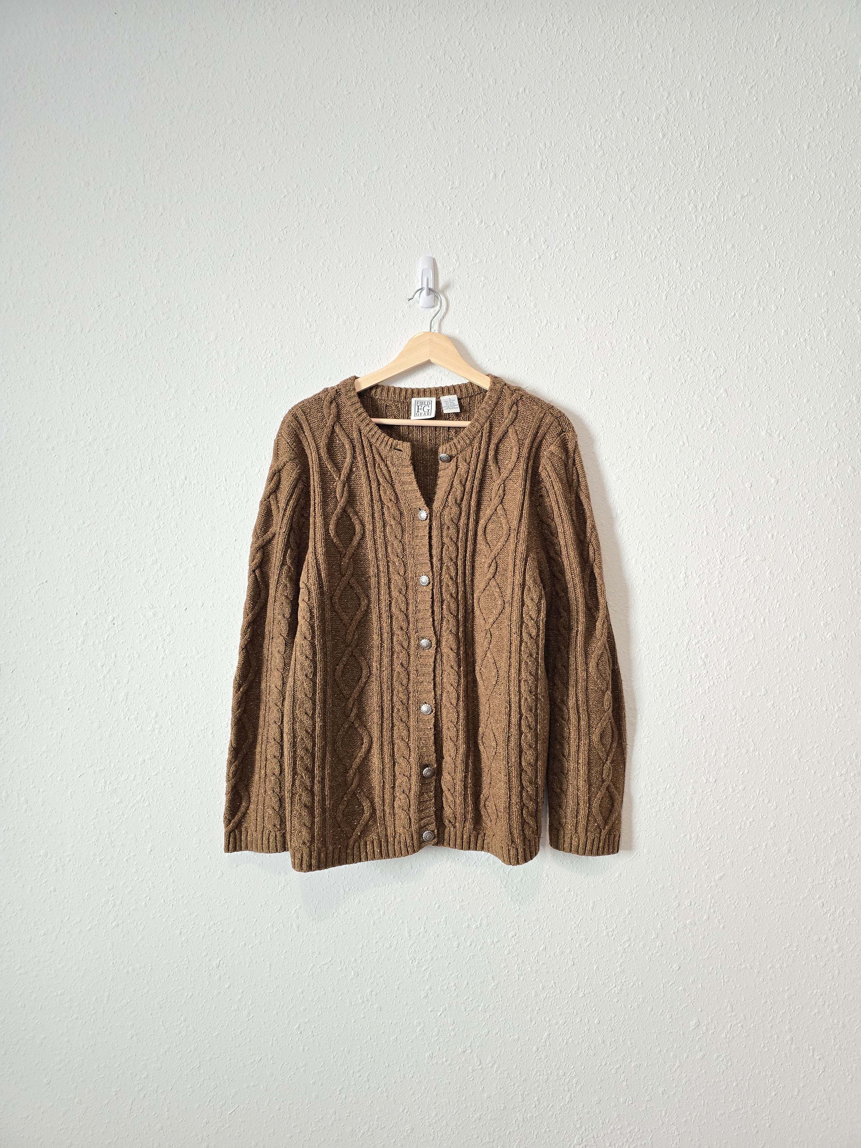 Vintage Chunky Wool Blend Sweater (L)