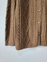 Vintage Chunky Wool Blend Sweater (L)