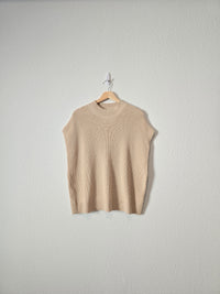 Oatmeal Sweater Vest (L)