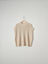 Oatmeal Sweater Vest (L)