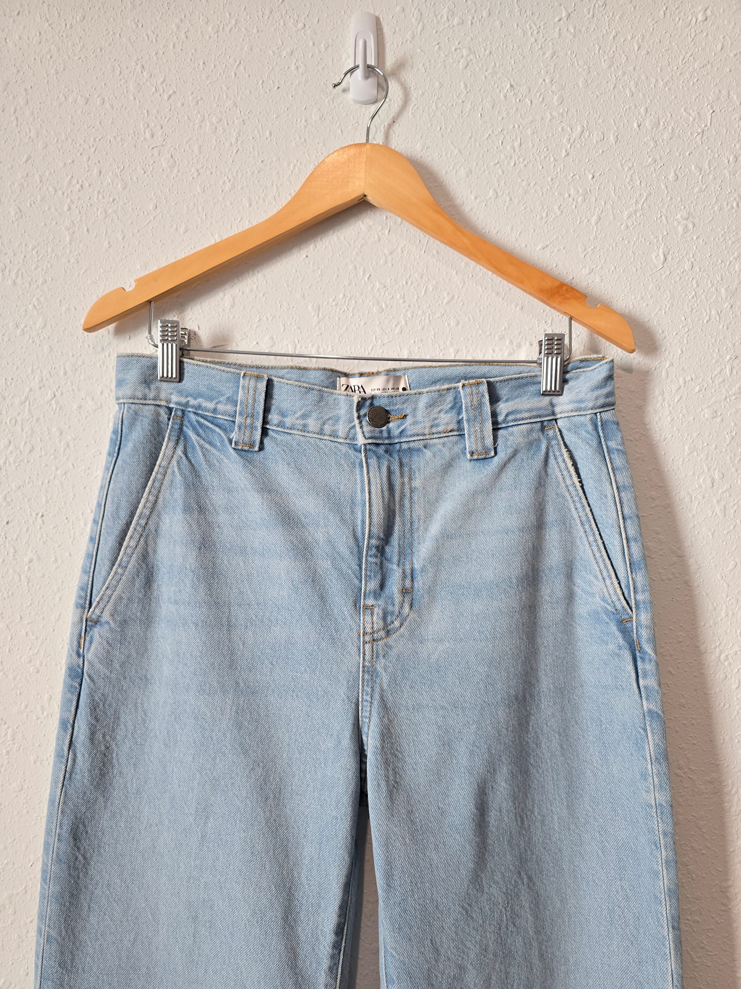 Zara Relaxed Wide Leg Jeans (6)