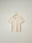 Vintage Cable Knit Sweater Top (M)