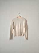 Vintage Floral Embroidered Cardigan (S)