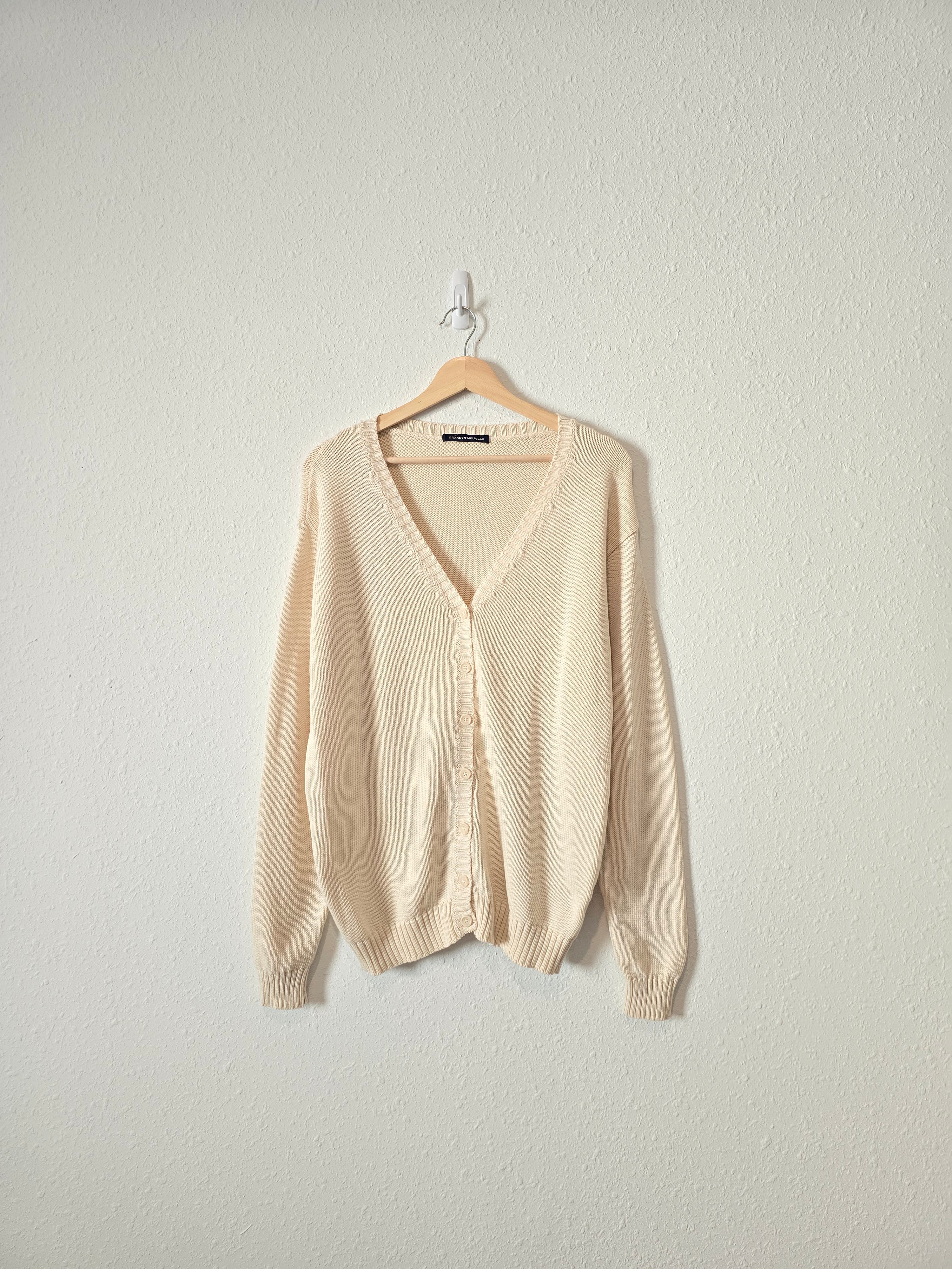 Oversized Cotton Cardigan (S/M)