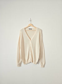 Oversized Cotton Cardigan (S/M)