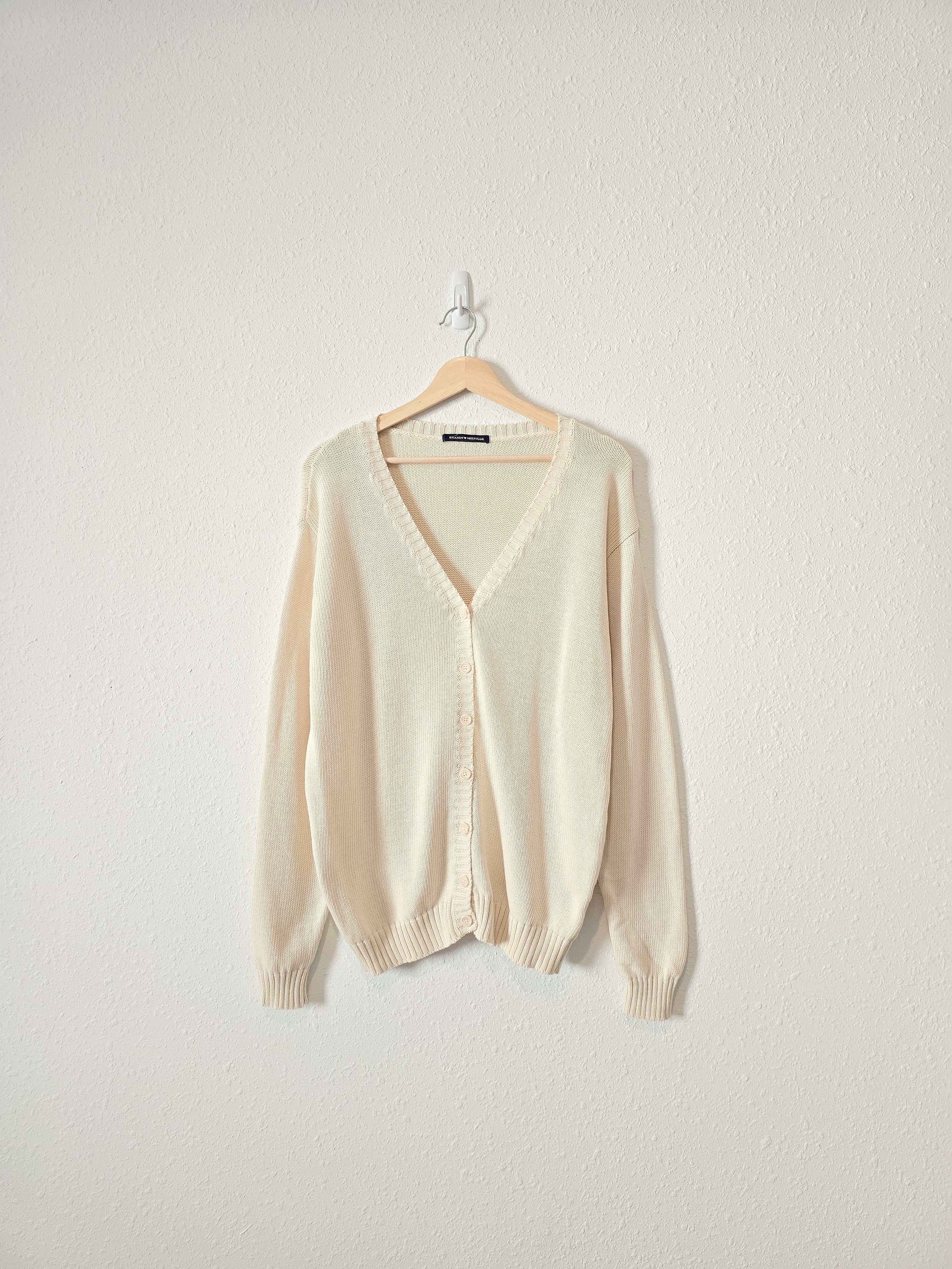 Oversized Cotton Cardigan (S/M)