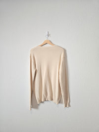 Oversized Cotton Cardigan (S/M)