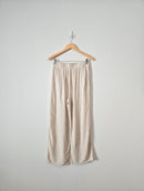 Oat Linen Blend Pants (S)