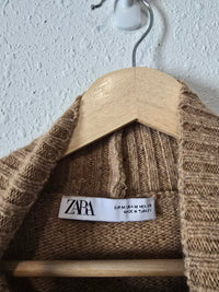 Zara Wool Blend Mockneck Sweater (M)