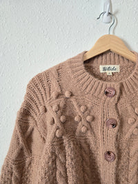 Dusty Rose Embroidered Sweater (S)