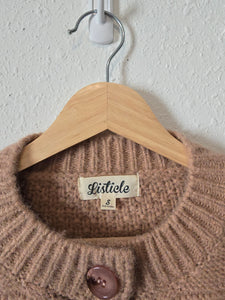 Dusty Rose Embroidered Sweater (S)