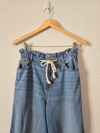 Wide Leg Drawstring Jeans (4/27)