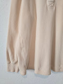 Eddie Bauer Cream Henley Thermal (L)