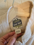 Eddie Bauer Cream Henley Thermal (L)