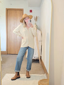 Oversized Cotton Cardigan (S/M)