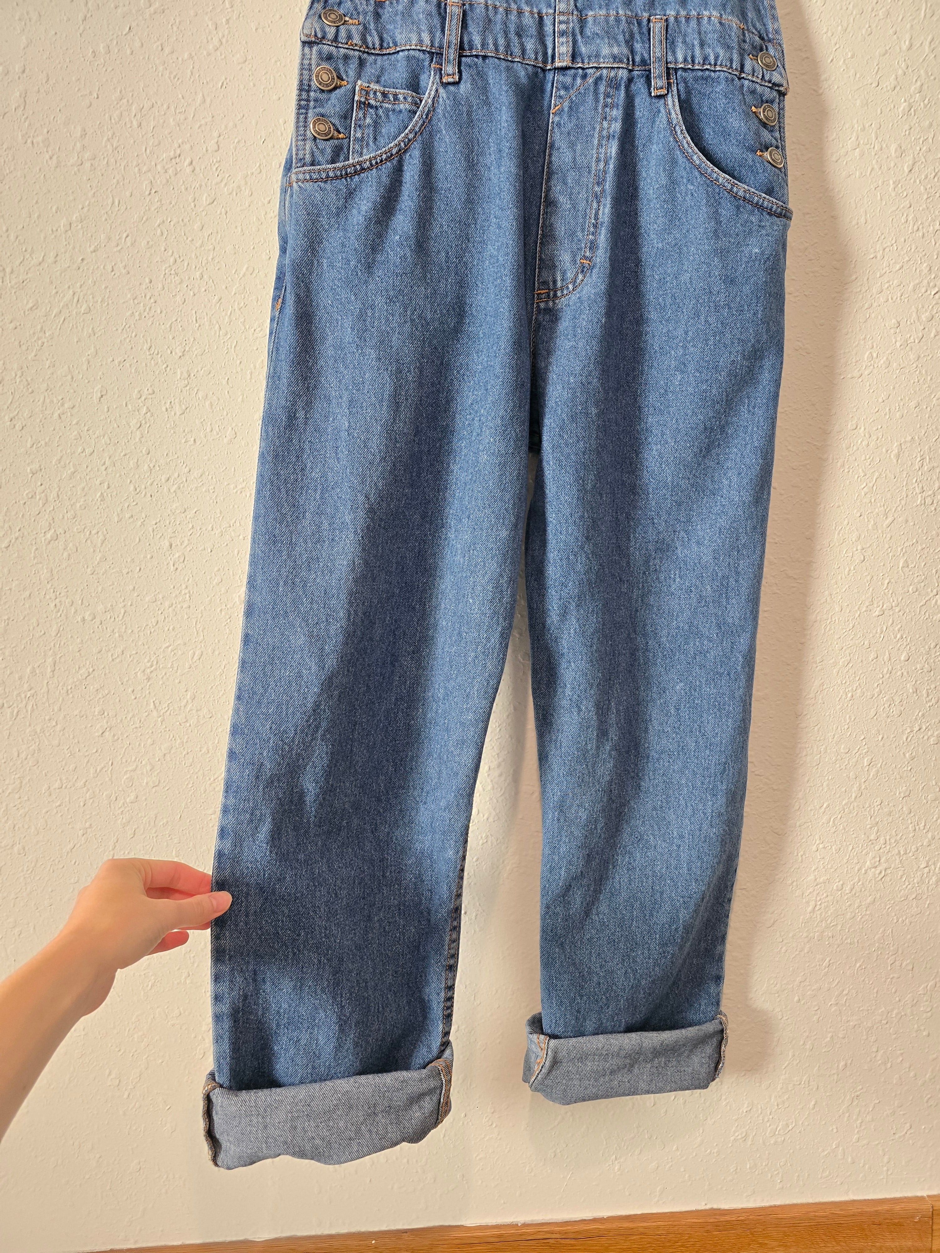 Free People Denim Overalls (S)