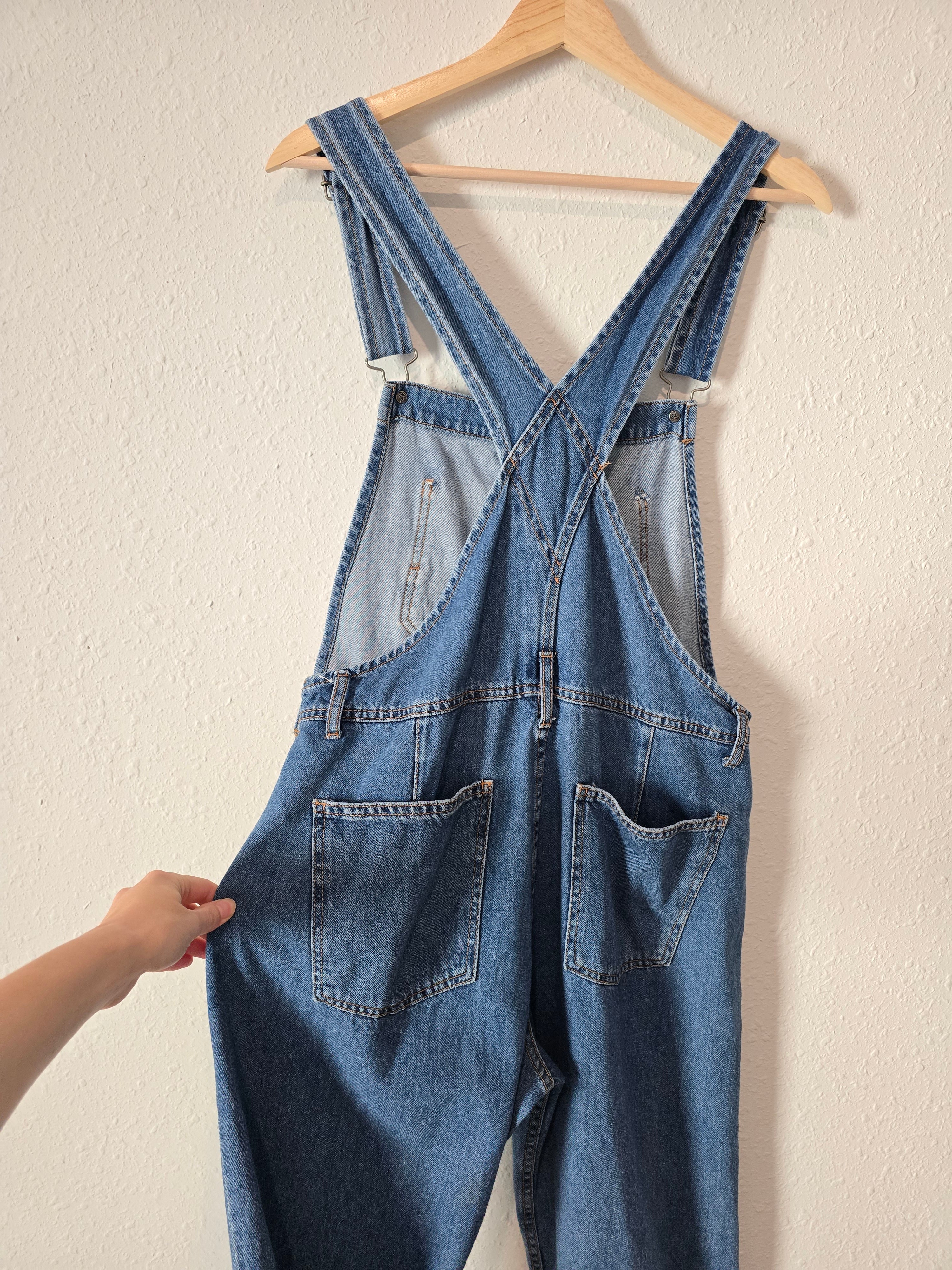 Free People Denim Overalls (S)